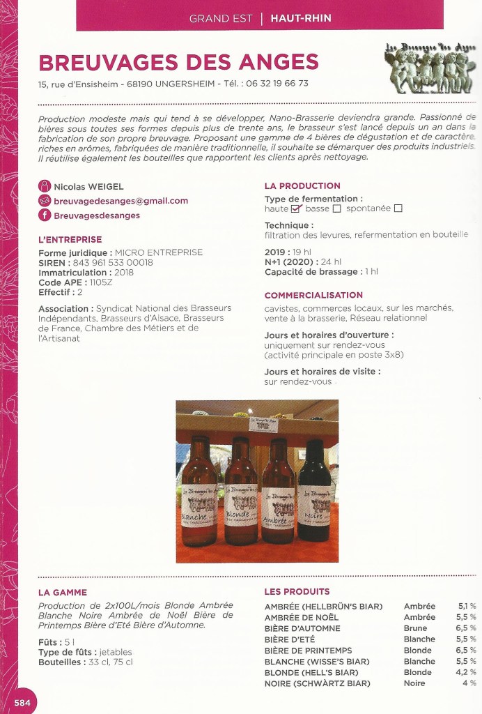 les breuvages des anges