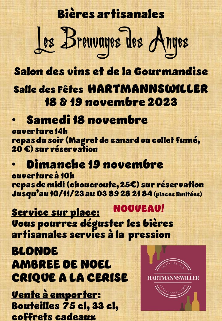 les breuvages des anges